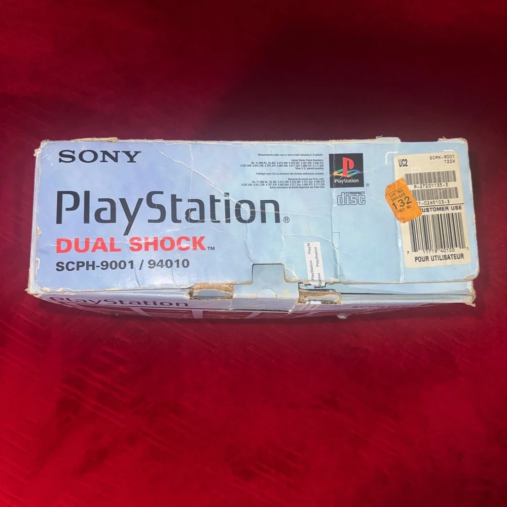 Sony PlayStation 1 Original Complete In Box Set Bundle With Games & Memory Cards